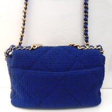 Load image into Gallery viewer, Chanel Vintage 19 Cobalt Tweed