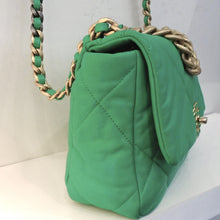 Load image into Gallery viewer, Chanel Vintage 19 Green Lambskin