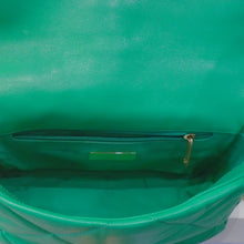 Load image into Gallery viewer, Chanel Vintage 19 Green Lambskin