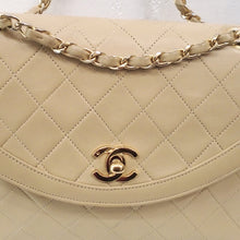Load image into Gallery viewer, Chanel Vintage Beige Diana Flap Bag
