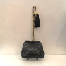 Load image into Gallery viewer, Chanel Vintage Black Limited Edition Quilted Conversion Bag