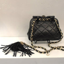 Load image into Gallery viewer, Chanel Vintage Black Limited Edition Quilted Conversion Bag