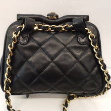 Load image into Gallery viewer, Chanel Vintage Black Limited Edition Quilted Conversion Bag