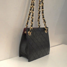 Load image into Gallery viewer, Chanel Vintage Black Lambskin Limited Edition Mini