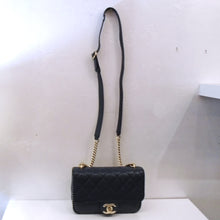 Load image into Gallery viewer, Chanel Vintage Blue Caviar 2-Way