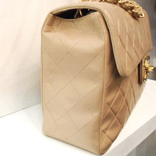 Load image into Gallery viewer, Chanel Vintage Flesh Tone Maxi 34 Shoulder Bag