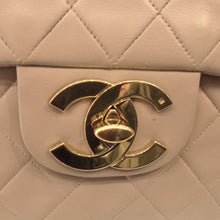 Load image into Gallery viewer, Chanel Vintage Flesh Tone Maxi 34 Shoulder Bag