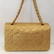 Load image into Gallery viewer, Chanel Vintage Gold Double Flap 25