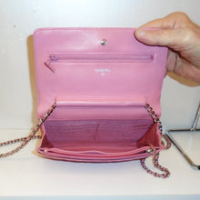Load image into Gallery viewer, Chanel Vintage Lambskin Pink WOC