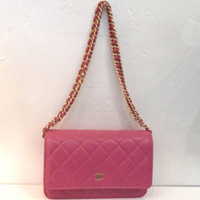 Load image into Gallery viewer, Chanel Vintage Pink Matte Lambskin WOC