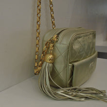 Load image into Gallery viewer, Chanel Vintage Quilted Gold Lambskin