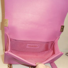 Load image into Gallery viewer, Chanel Vintage Small Hot Pink Boy Bag