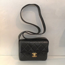 Load image into Gallery viewer, Chanel Vintage Very Dark Chocolate Shoulder Bag