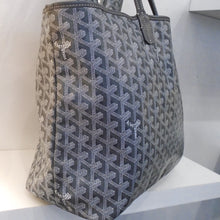 Load image into Gallery viewer, Goyard Dark Gray/Light Gray Saint Louis PM With Snap Wallet