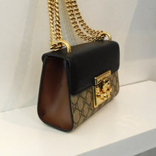 Load image into Gallery viewer, Gucci Vintage Supreme GG Padlock Shoulder Bag