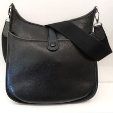 Load image into Gallery viewer, Hermes Black Evelyne Clemence Leather PM