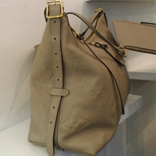 Load image into Gallery viewer, Louis Vuitton Vintage Beige Empreinte Leather Carryall With Pochette