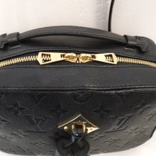 Load image into Gallery viewer, Louis Vuitton Vintage Black Empreinte Leather Saintonge