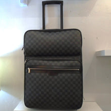 Load image into Gallery viewer, Louis Vuitton Vintage Black Graphite Travel Luggage #45
