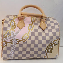 Load image into Gallery viewer, Louis Vuitton Vintage Damier Azur Nautical Speedy 25