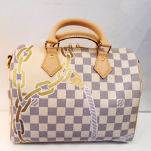 Load image into Gallery viewer, Louis Vuitton Vintage Damier Azur Nautical Speedy 25
