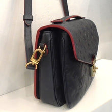 Load image into Gallery viewer, Louis Vuitton Vintage Navy Metis Burgundy Trimmed Pochette