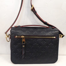 Load image into Gallery viewer, Louis Vuitton Vintage Navy Metis Burgundy Trimmed Pochette