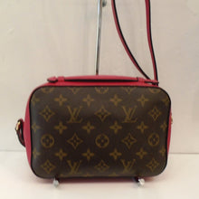 Load image into Gallery viewer, Louis Vuitton Vintage Monogram Saintonge/Hot Pink Leather