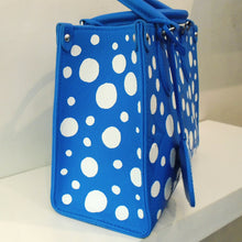 Load image into Gallery viewer, Louis Vuitton Vintage x Yayoi Kusama Blue Empreinte Leather On The Go PM