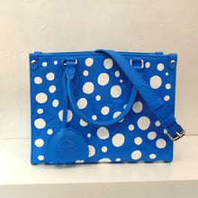 Load image into Gallery viewer, Louis Vuitton Vintage x Yayoi Kusama Blue Empreinte Leather On The Go PM