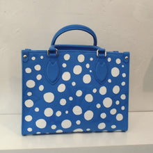 Load image into Gallery viewer, Louis Vuitton Vintage x Yayoi Kusama Blue Empreinte Leather On The Go PM