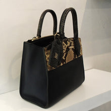 Load image into Gallery viewer, Louis Vuitton Vintage Navy &amp; Python Small City Steamer
