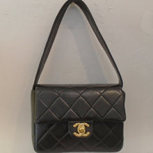 Load image into Gallery viewer, Chanel Vintage Very Dark Chocolate Shoulder Bag
