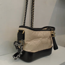 Load image into Gallery viewer, Chanel Vintage Aged Calfskin Small Gabrielle Hobo Bag
