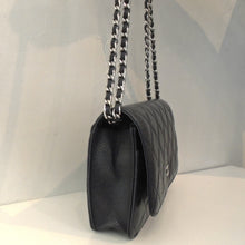 Load image into Gallery viewer, Chanel Vintage Caviar Leather Navy WOC With Silver Hardware
