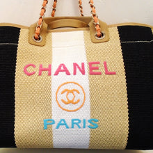 Load image into Gallery viewer, Chanel VIntage Deauville Straw Tote
