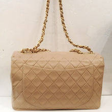 Load image into Gallery viewer, Chanel Vintage Flesh Tone Maxi 34 Shoulder Bag
