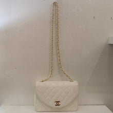 Load image into Gallery viewer, Chanel Vintage Lambskin Pearl White Flap
