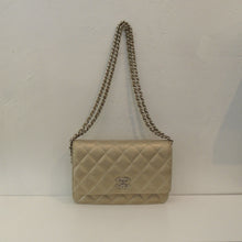 Load image into Gallery viewer, Chanel Vintage Matte Metallic Gold With Silver Hardware Limited Edition From Runway Edition
