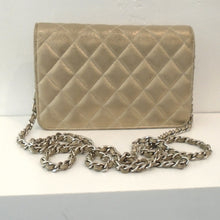 Load image into Gallery viewer, Chanel Vintage Matte Metallic Gold With Silver Hardware Limited Edition From Runway Edition
