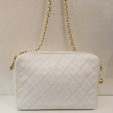 Load image into Gallery viewer, Chanel Vintage Pure White Caviar Shoulder Bag
