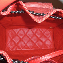 Load image into Gallery viewer, Chanel Vintage Red Python Urban Backpack
