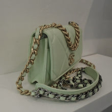 Load image into Gallery viewer, Chanel Vintage Sherbet Green 19 WOC

