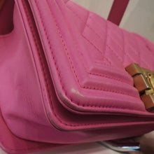 Load image into Gallery viewer, Chanel Vintage Small Hot Pink Boy Bag
