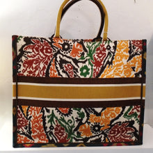 Load image into Gallery viewer, Christian Dior Tapestry Book Bag
