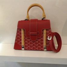 Load image into Gallery viewer, Goyard Red Medium Saigon With Strap
