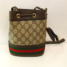 Load image into Gallery viewer, Gucci Vintage Supreme GG Ophidia Mini Bucket
