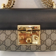 Load image into Gallery viewer, Gucci Vintage Supreme GG Padlock Shoulder Bag
