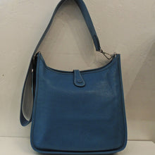 Load image into Gallery viewer, Hermes Vintage Blue Evelyne PM Clemence Leather
