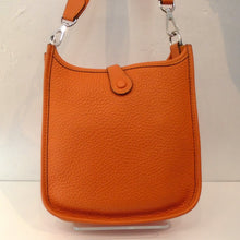 Load image into Gallery viewer, Herm`es Vintage Evelyne TPM Orange Clemence Leather
